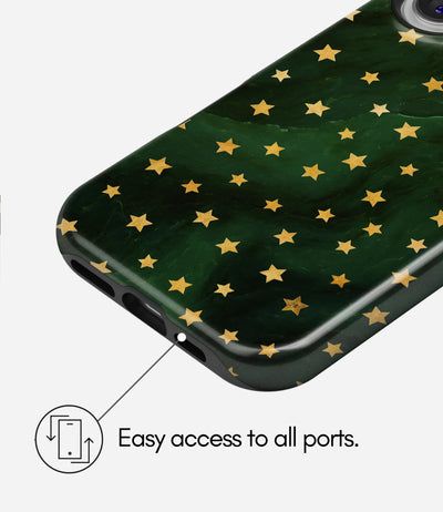 Celestial Emerald Glossy Armoured Case