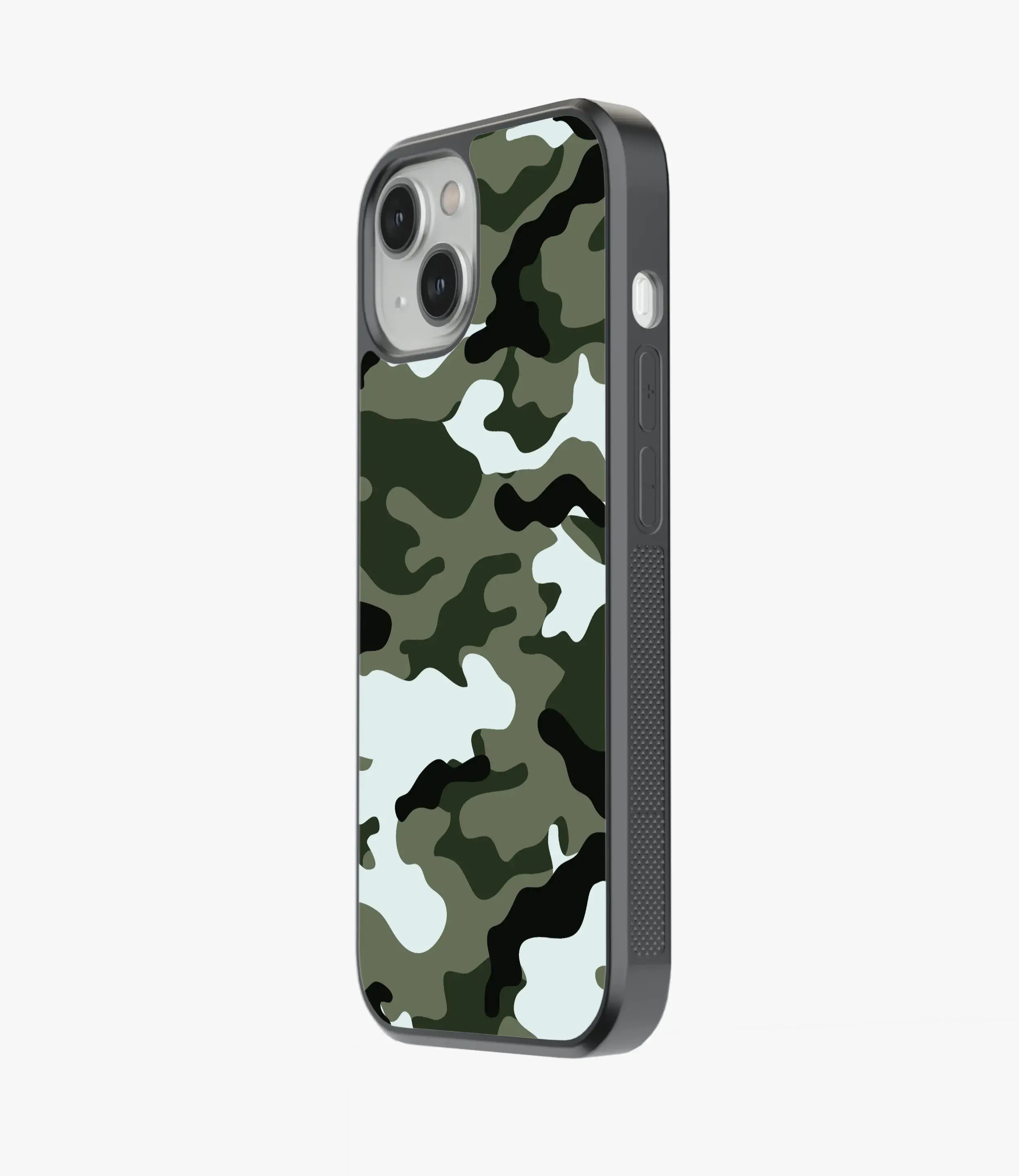 Military Camo Glass Case