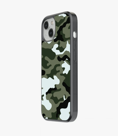 Military Camo Glass Case