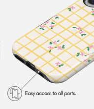Load image into Gallery viewer, Daisy Picnic Check Glossy Armoured Case

