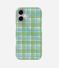 Load image into Gallery viewer, Mint Lagoon Checks Hard Case
