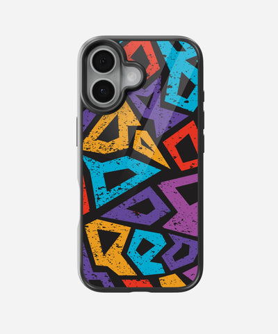 Abstract Apex Ascent Pattern Glass Case