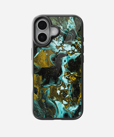 Midnight Marble Glass Phone Case