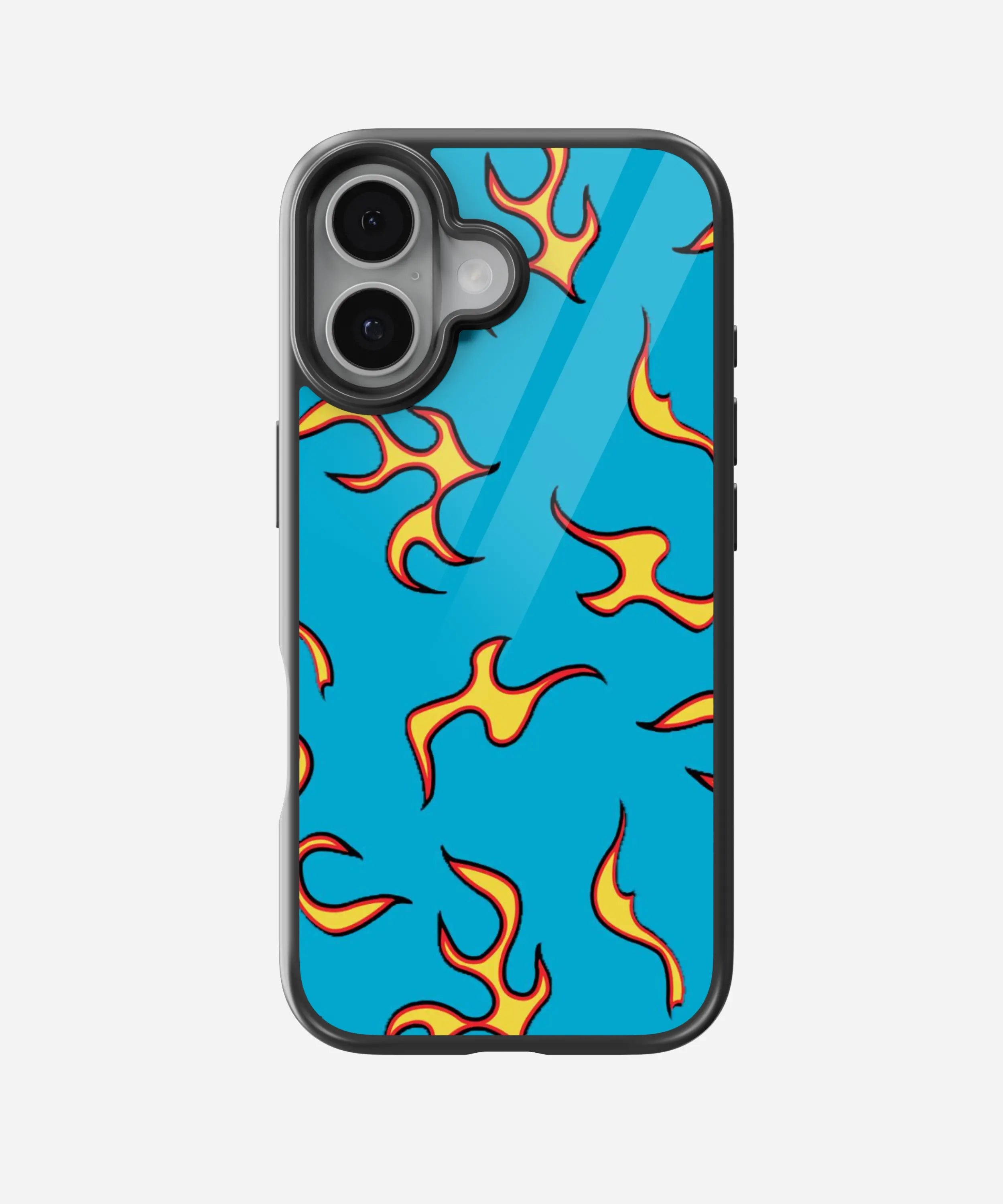 Lil Blue Flame Y2K Glass Case