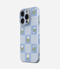 Load image into Gallery viewer, Cottage Stripe Blooms Glossy Hard Case

