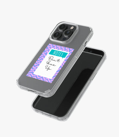 Scrapbook Custom Note Silicone Case