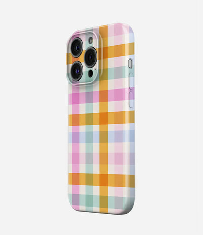 Candy Gingham Glossy Hard Case