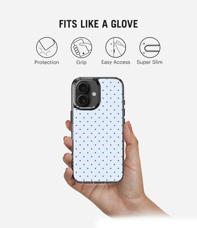 Blueberry Cocoa Dots Stride 2.0 Phone Case
