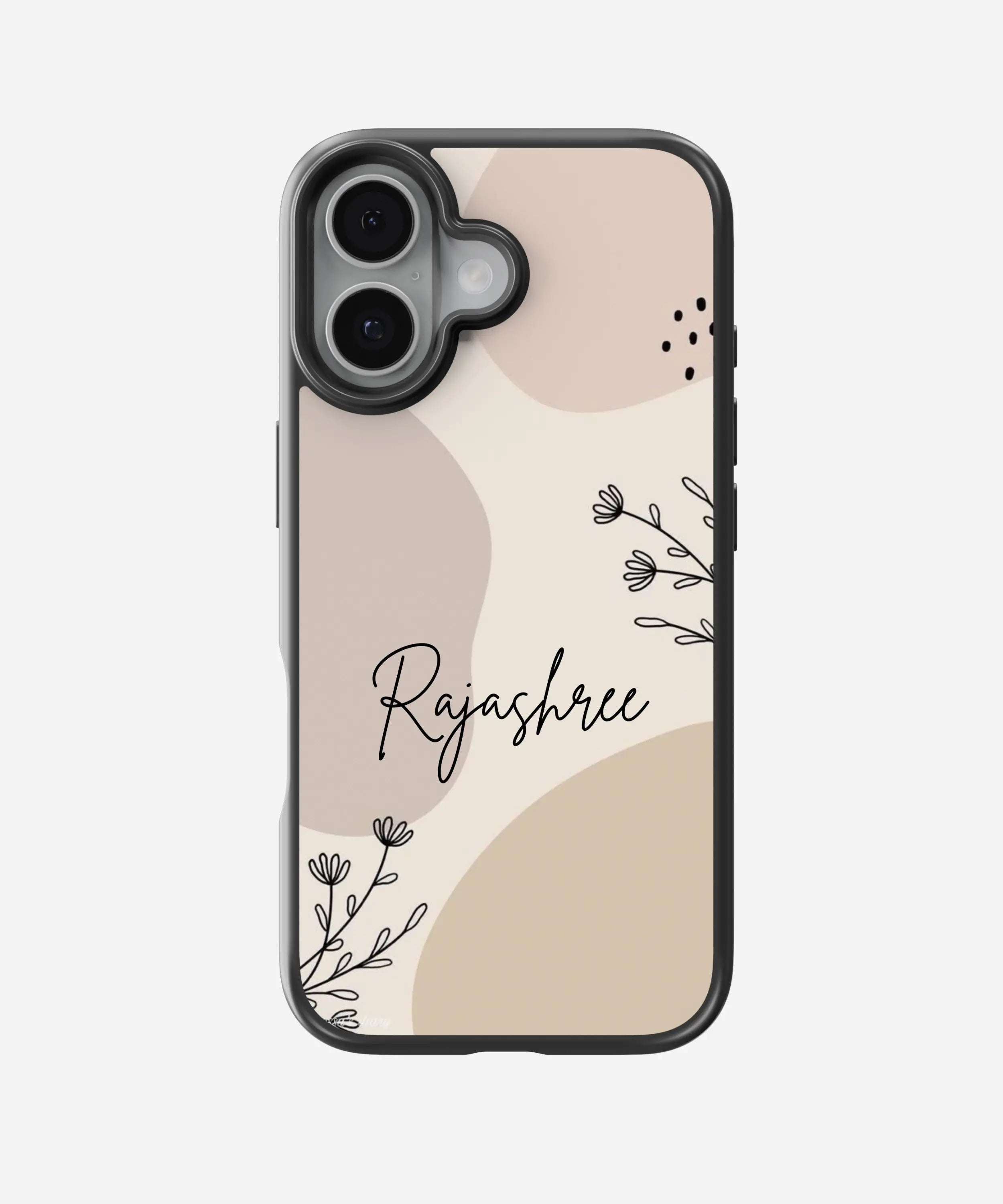 Enchanted Petals Custom Name Hybrid Matte Case