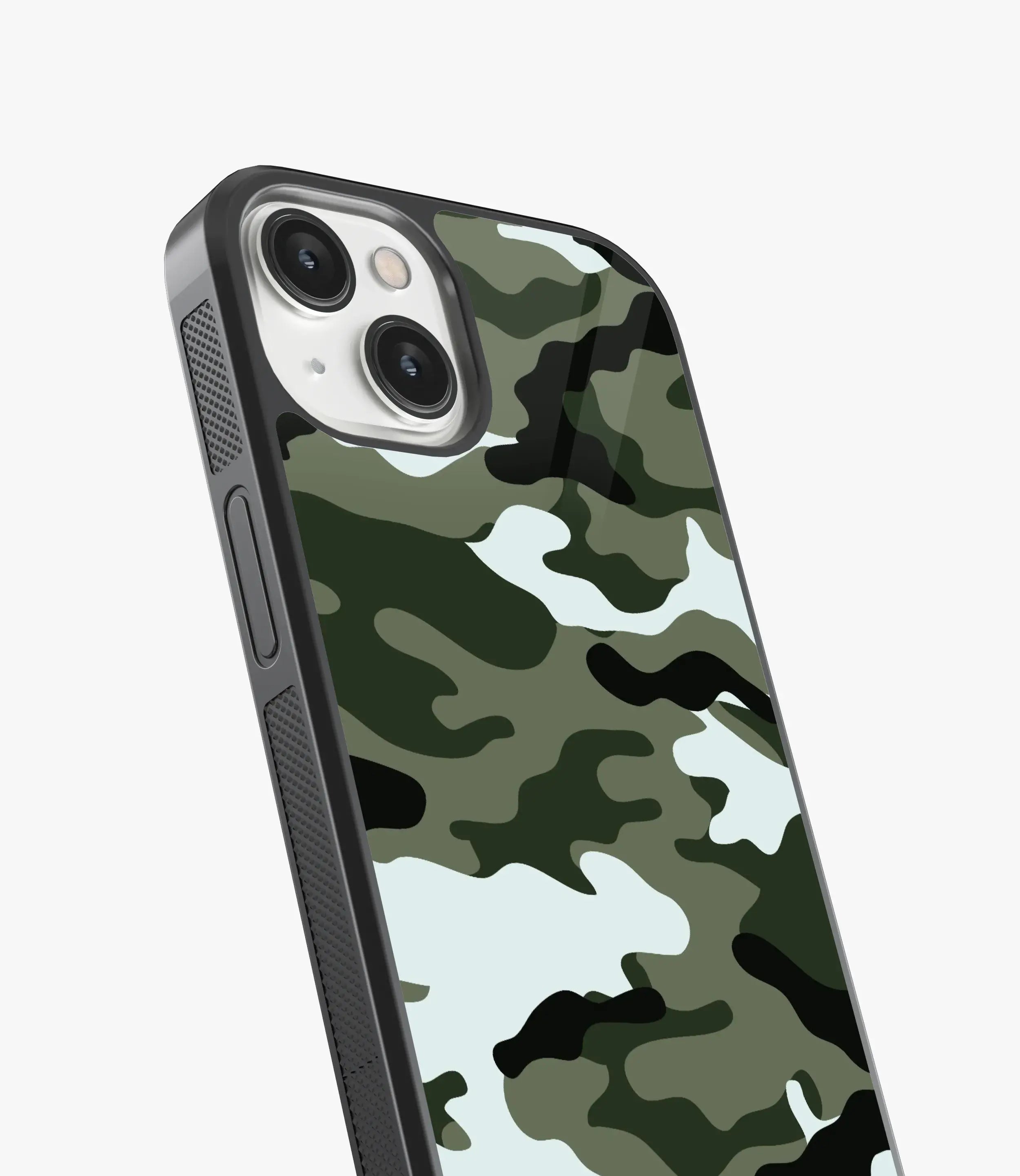 Military Camo Glass Case