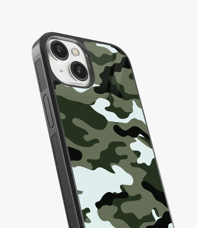 Military Camo Glass Case