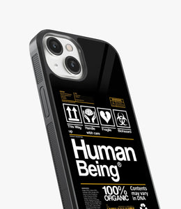 Organic Human Being Glass Phone Case