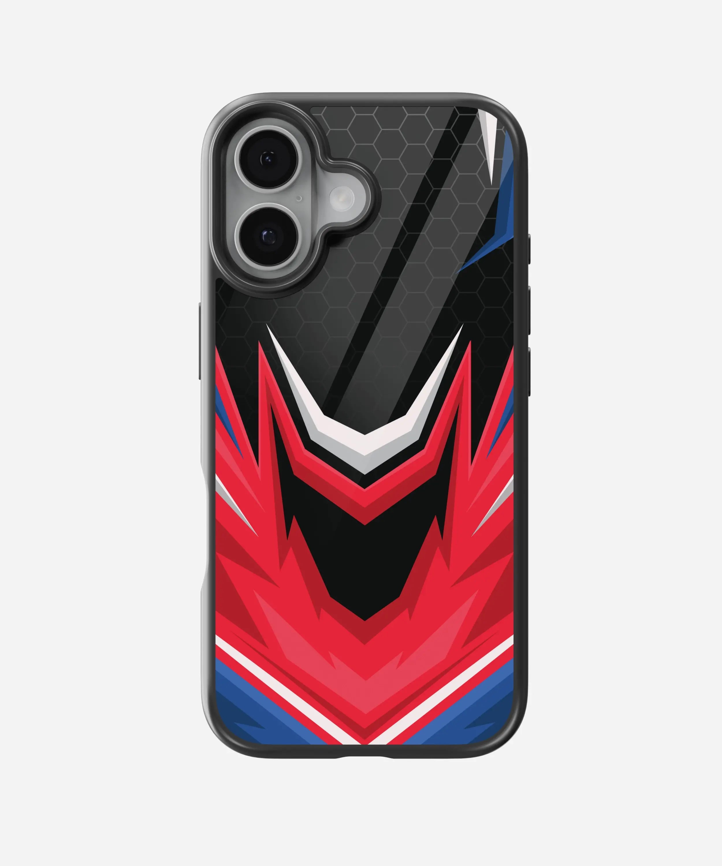 Abstract Endurance Edge Pattern Glass Case