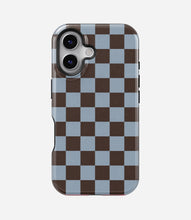 Load image into Gallery viewer, Mocha Sky Checker Glossy Armoured Case
