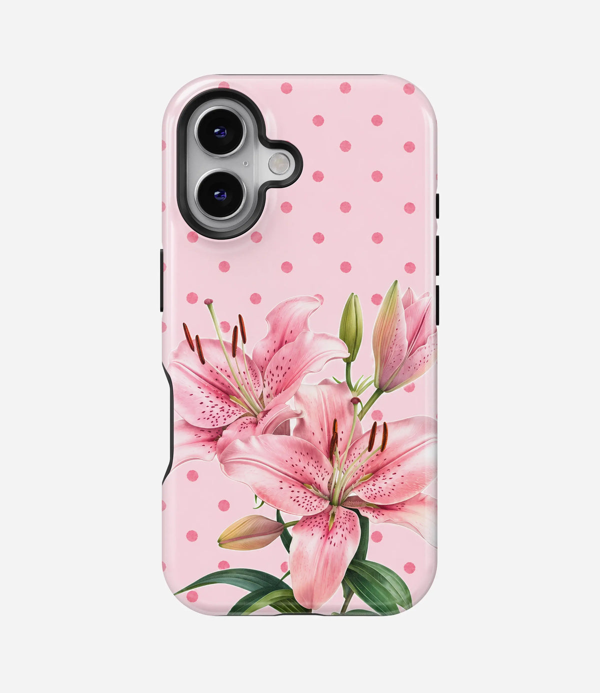Pink Lily Pop Glossy Armoured Case