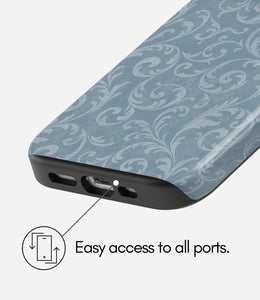 Frosted Filigree Glossy Armoured Case
