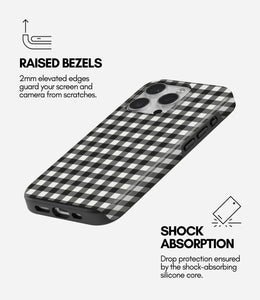 Monochrome Picnic Glossy Armoured Case
