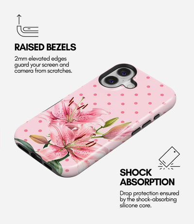 Pink Lily Pop Glossy Armoured Case
