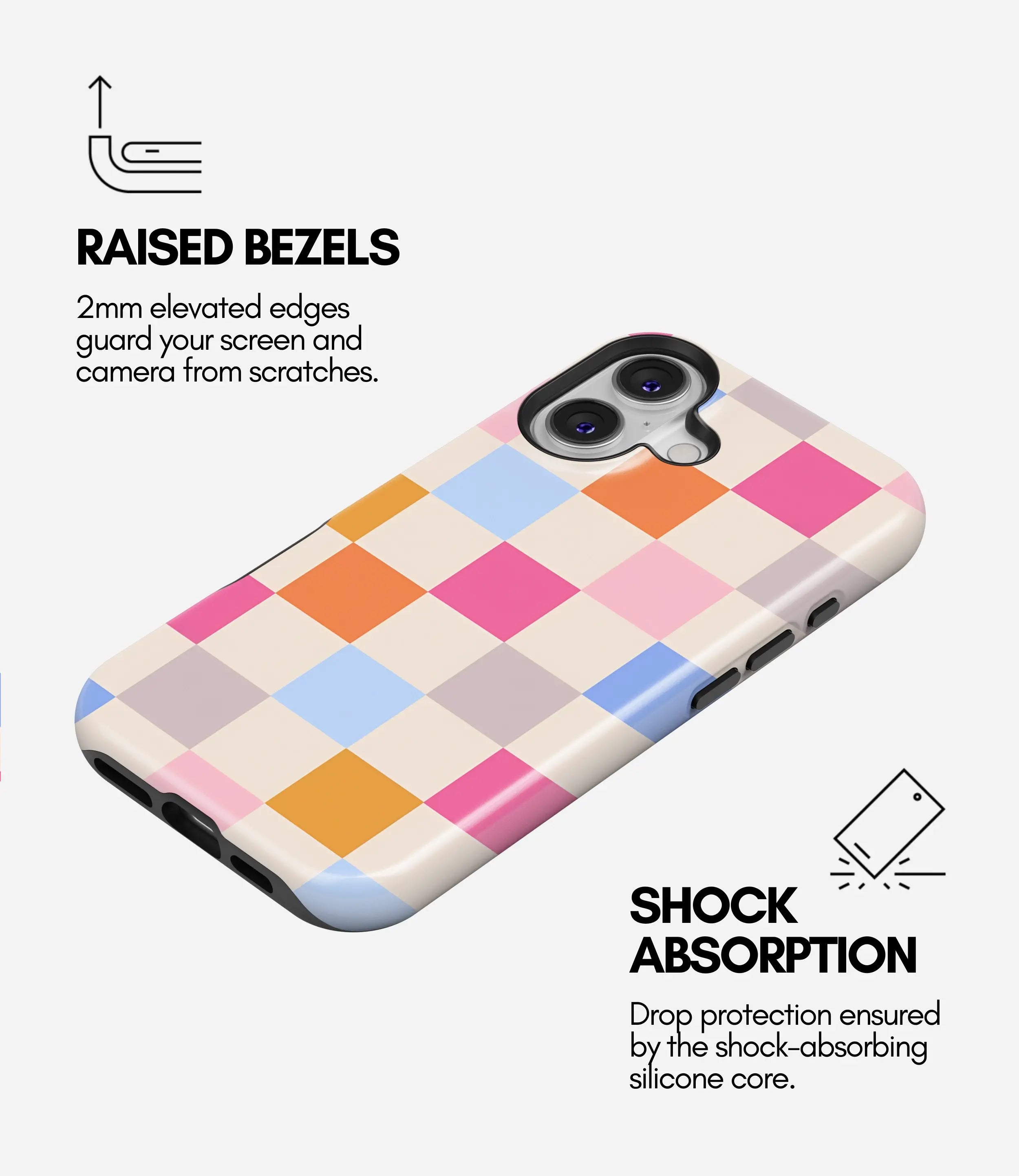 Candy Checks Glossy Armoured Case