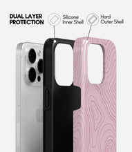 Load image into Gallery viewer, Blush Topo Lines Glossy Armoured Case
