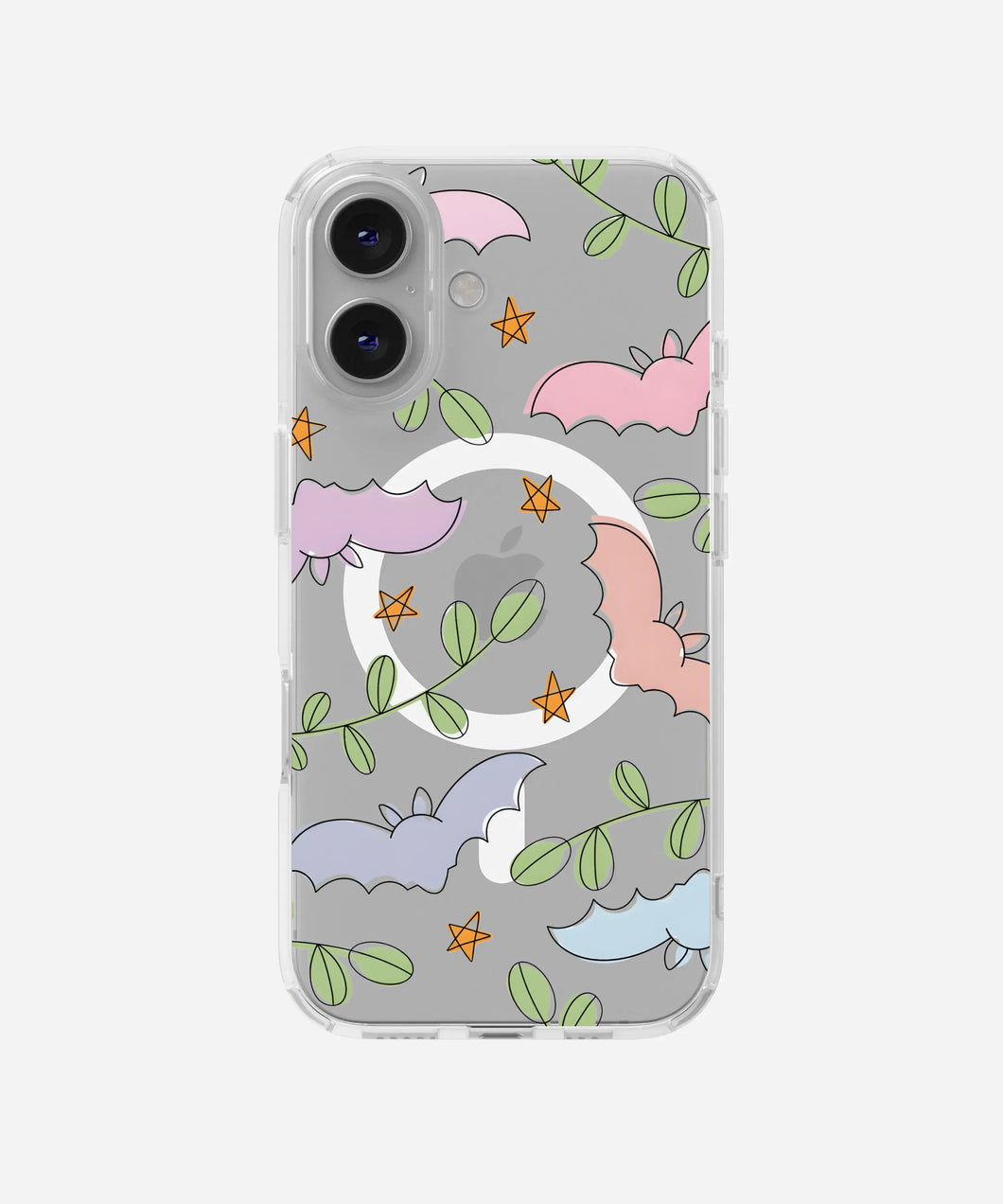 Bat & Star Clear Magsafe Clear Phone Case