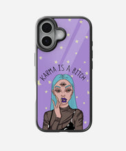 Load image into Gallery viewer, Karma Is Bitch Glass Case

