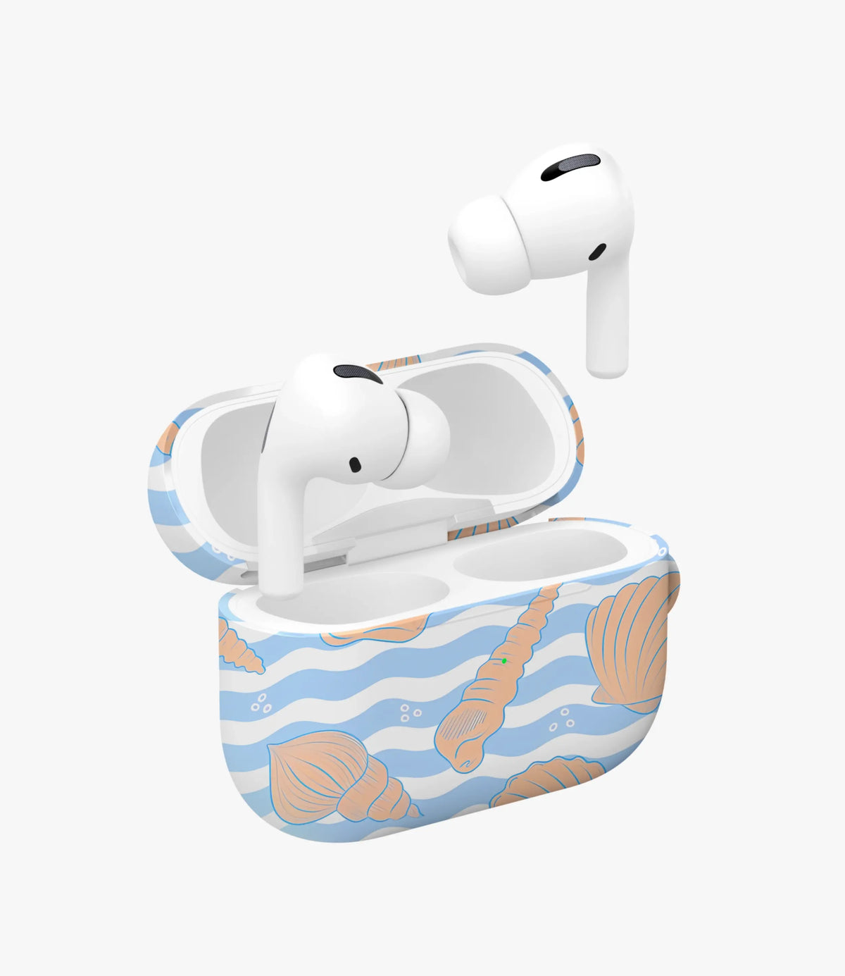 Pastel Ocean Shell Glossy Airpod Case