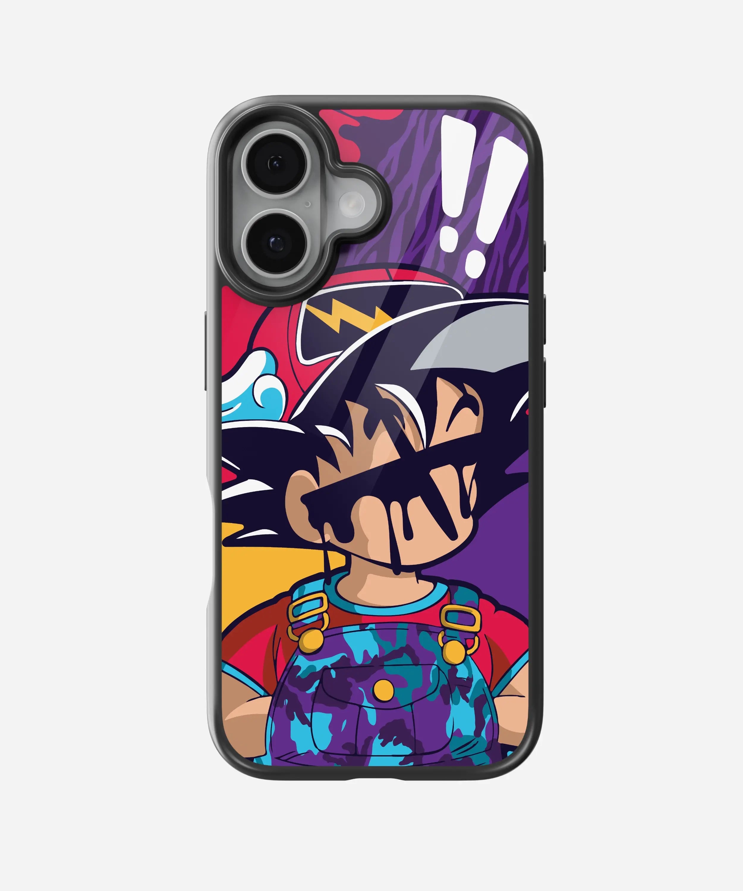 Goku Pop Art Glass Phone Case