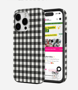 Monochrome Picnic Glossy Armoured Case