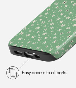 Mint Meadow Glossy Armoured Case