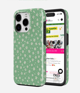 Mint Meadow Glossy Armoured Case