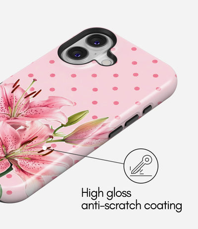Pink Lily Pop Glossy Armoured Case