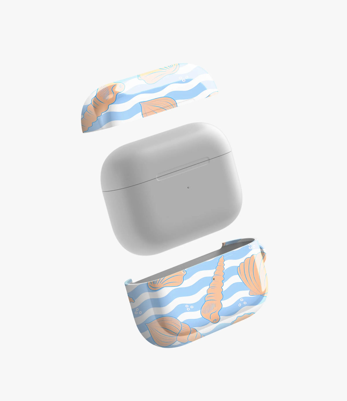 Pastel Ocean Shell Glossy Airpod Case