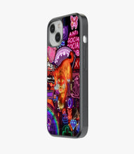 Load image into Gallery viewer, Wild Cat Neon Glass Case
