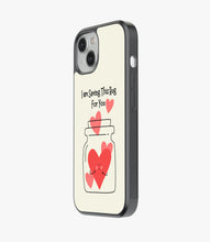 Load image into Gallery viewer, Saving Hug For You Glass Phone Case
