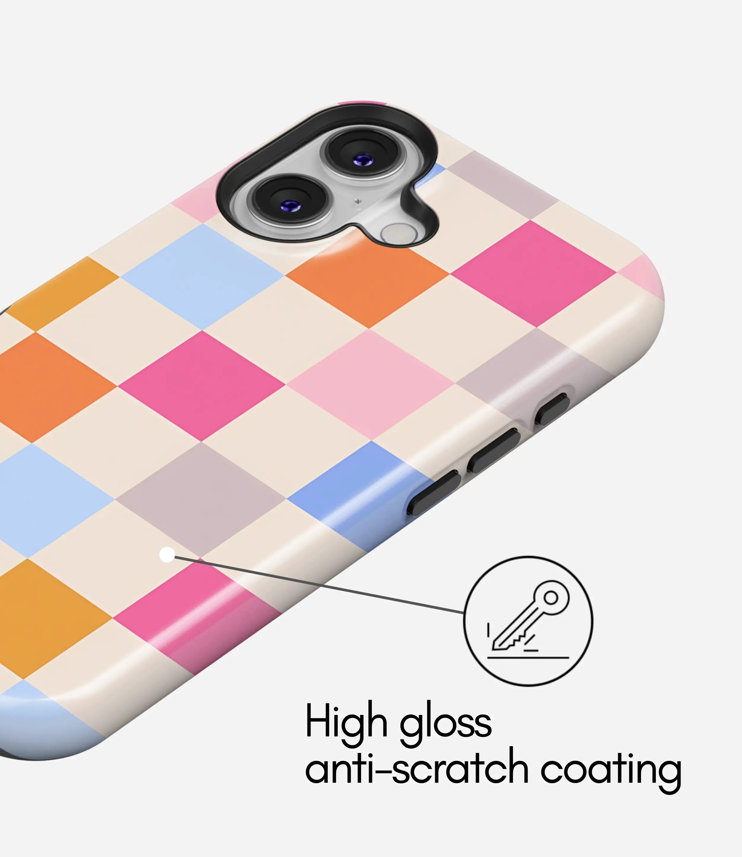 Candy Checks Glossy Armoured Case