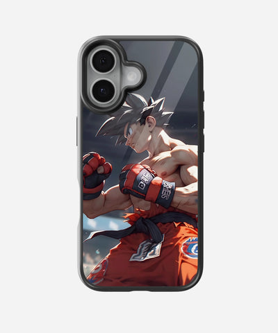 Goku Power Glass Phone Case