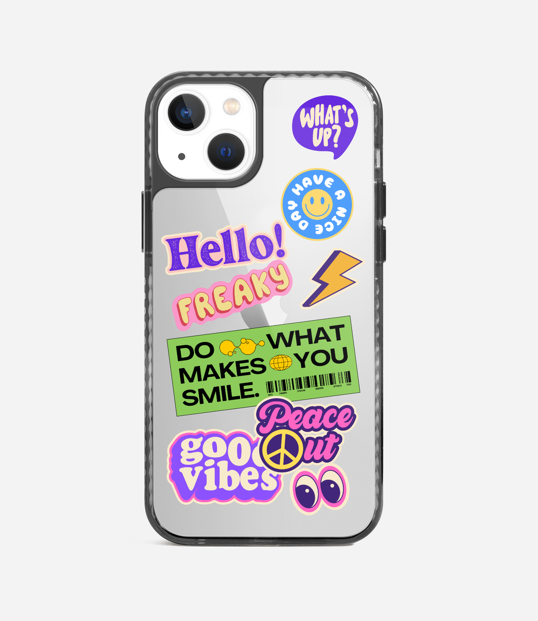 Peace Out Stride 2.0 Clear Phone Case