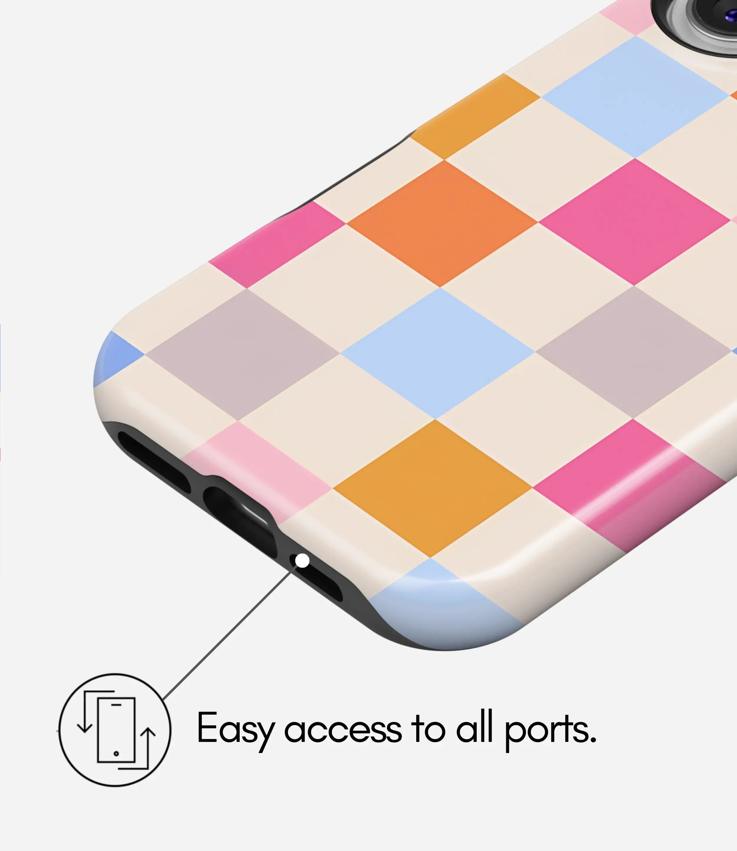Candy Checks Glossy Armoured Case