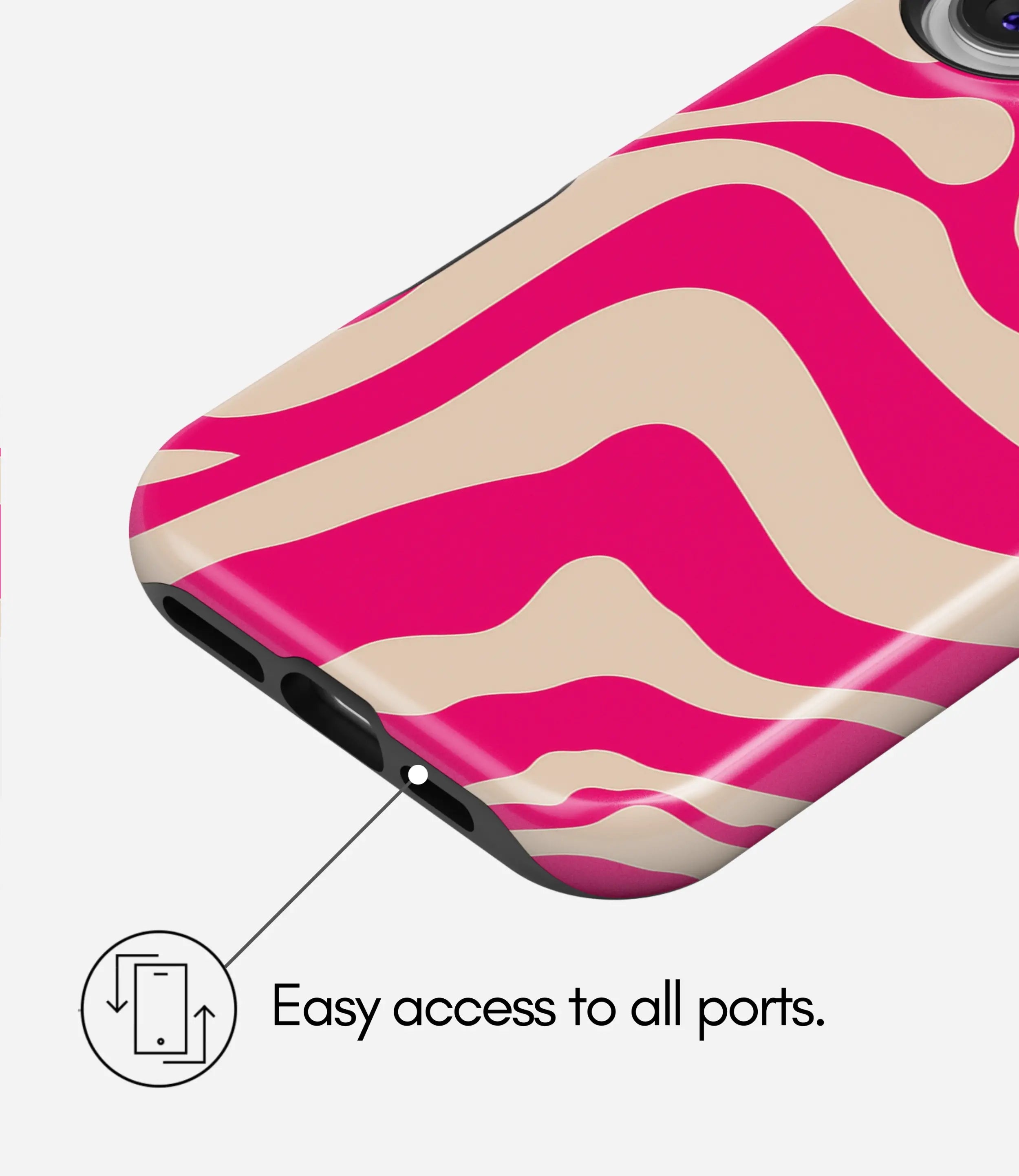 Electric Mirage Glossy Armoured Case