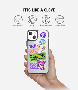 Peace Out Stride 2.0 Clear Phone Case