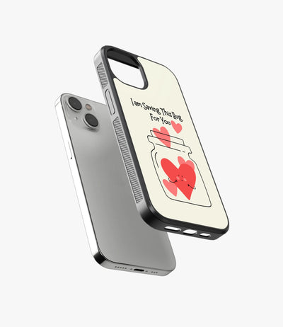 Saving Hug For You Glass Phone Case