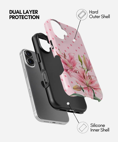 Pink Lily Pop Glossy Armoured Case