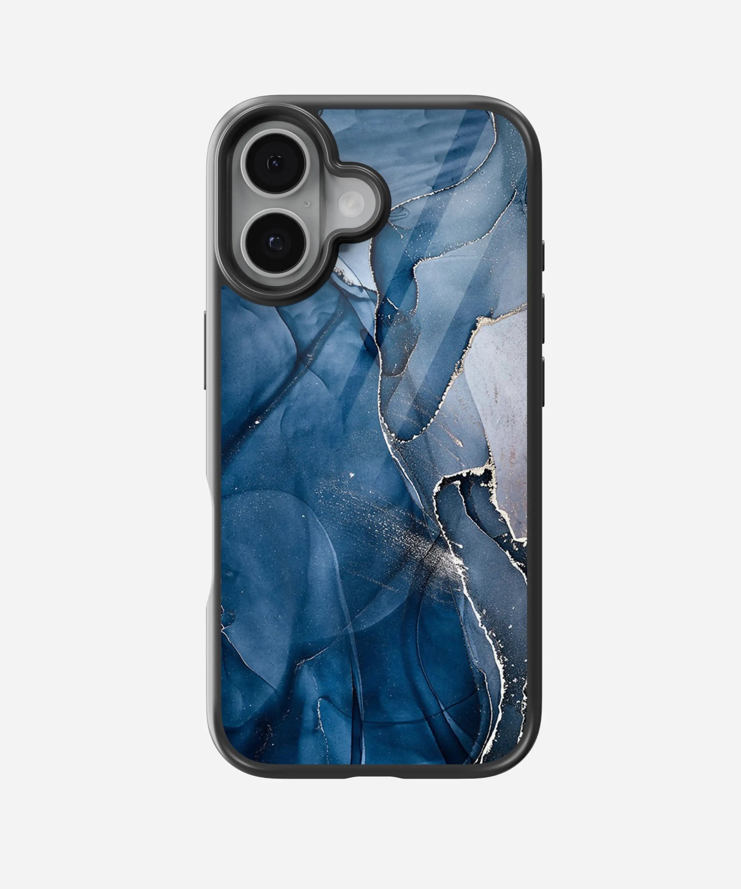 Blue Marble Glass Case