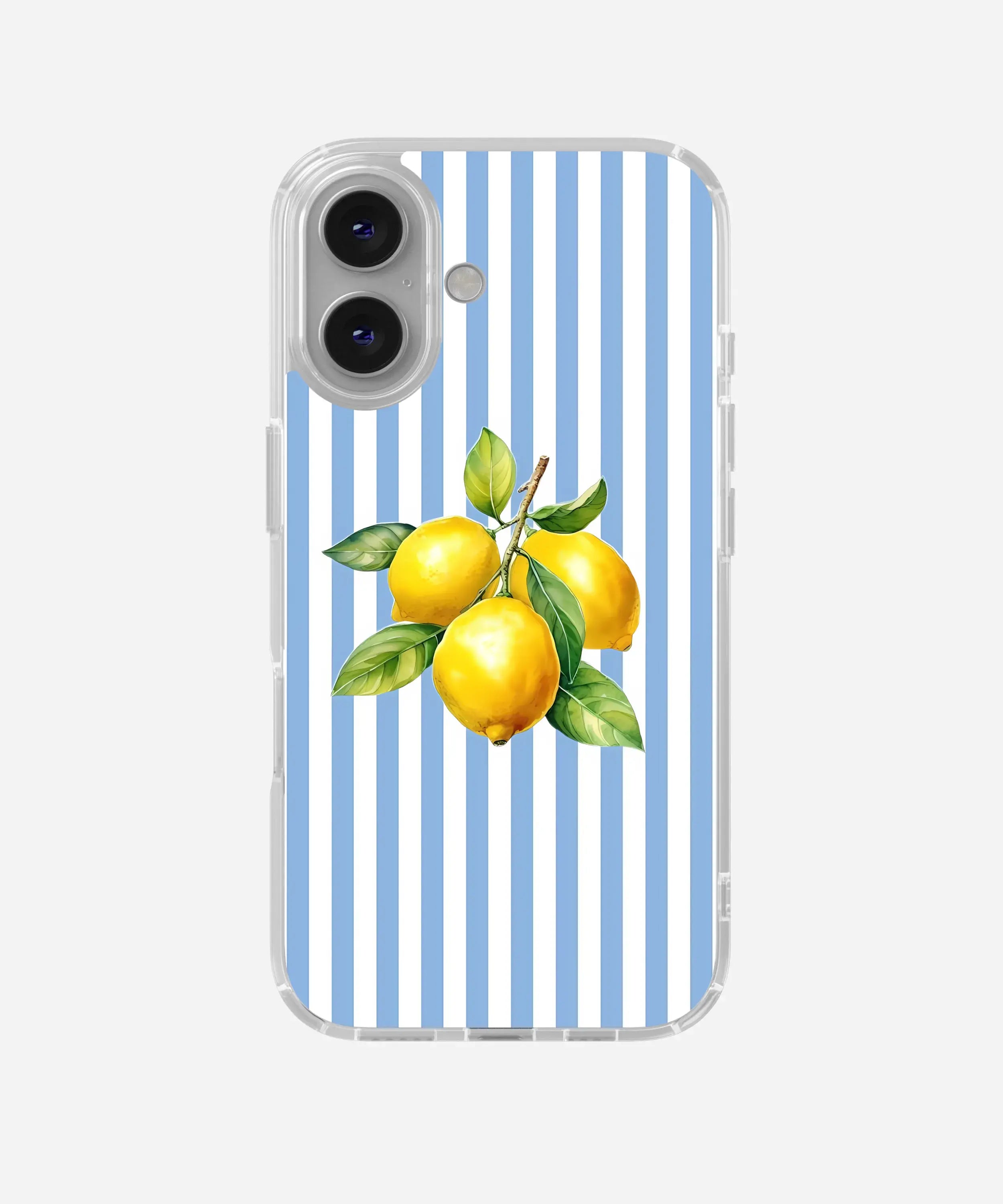 Amalfi Stripes Clear Silicone Phone Case