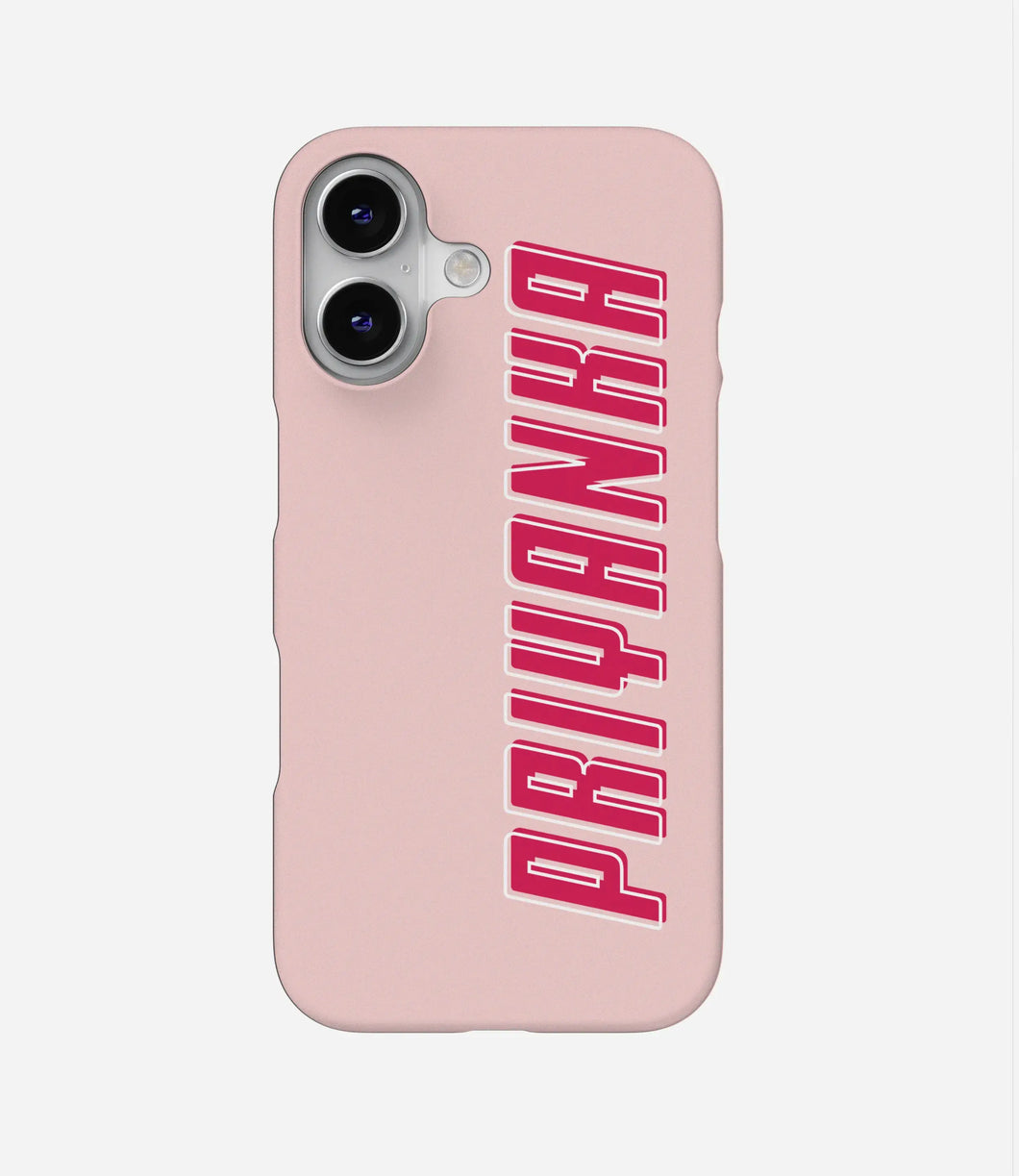 Customizable Vertical Name Phone Case
