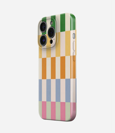 Sunset Stripe Pop Glossy Hard Case