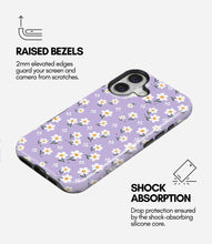 Load image into Gallery viewer, Lavender Daisy Bloom Glossy Armoured Case

