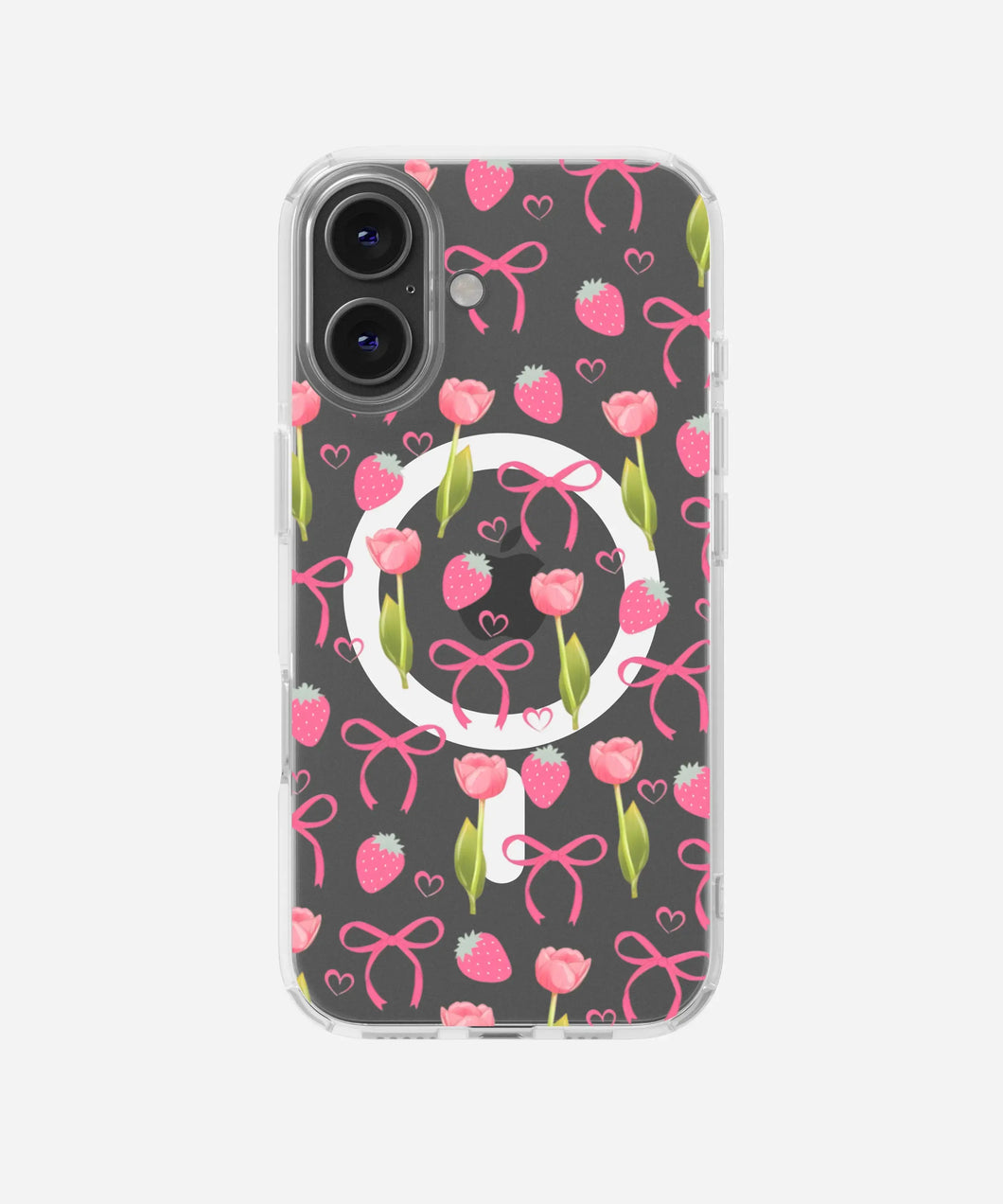 Bows & Roses Clear Magsafe Clear Phone Case