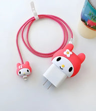 Load image into Gallery viewer, Kawaii Cartoon Charger Case &amp; Cable Protector (18W/20W)
